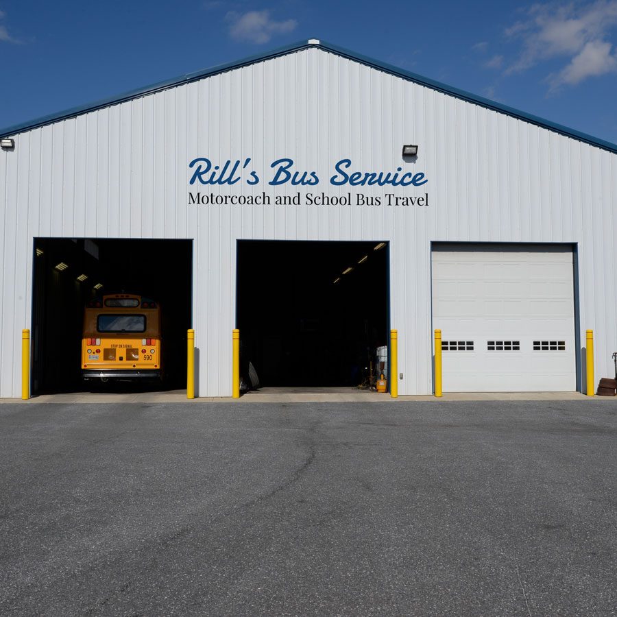 The Rill's Bus Service maintenance shop in Westminster
